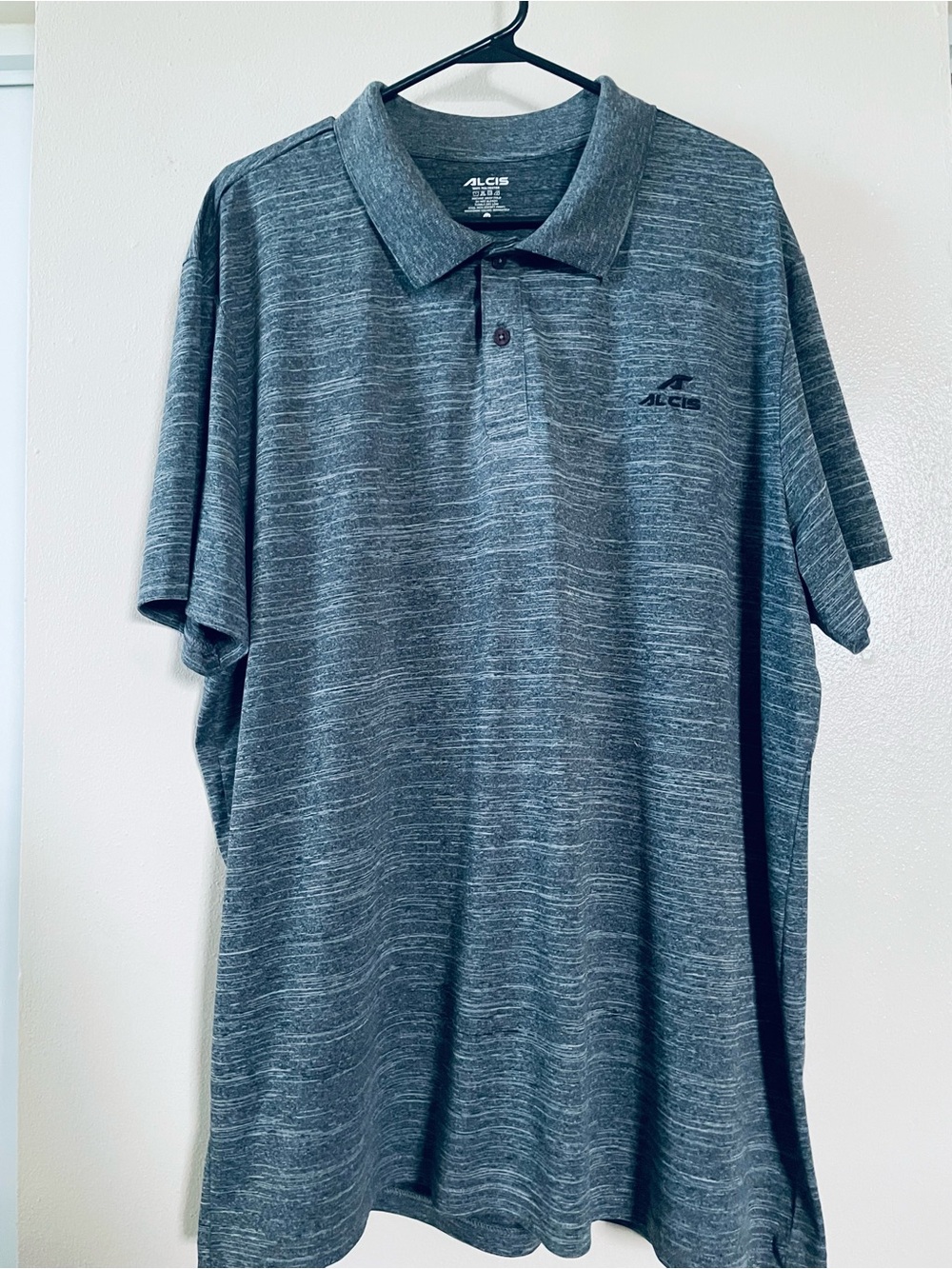 Men's Heathered Charcoal Polo Shirt